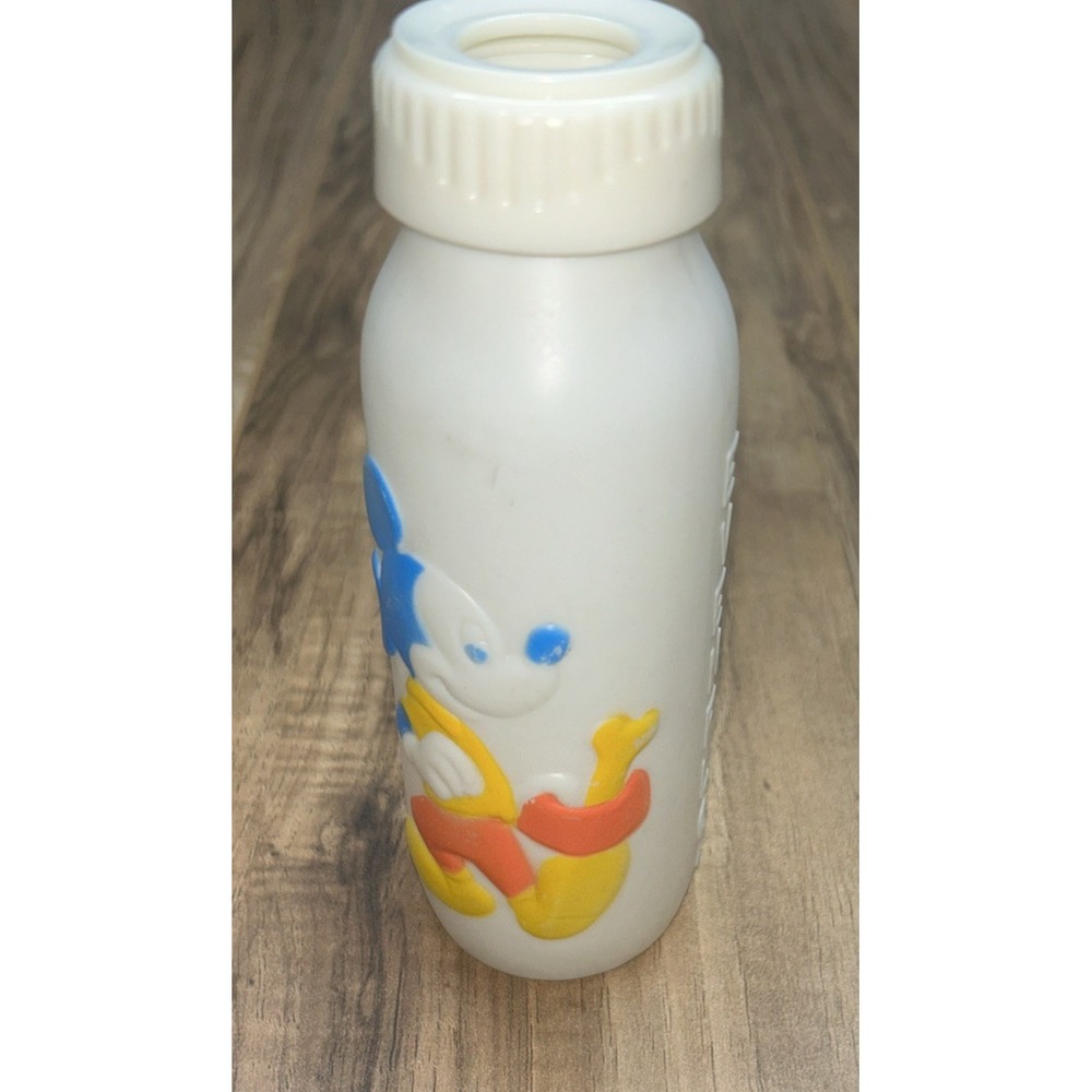 Evenflo Vintage Walt Disney Mickey Mouse Pluto Baby Bottle USA Made‎ Ohio 1984